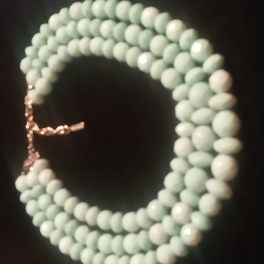 Baublebar sugarfix layered crystal cut resin beaded beaded 16,18,20 in long +3